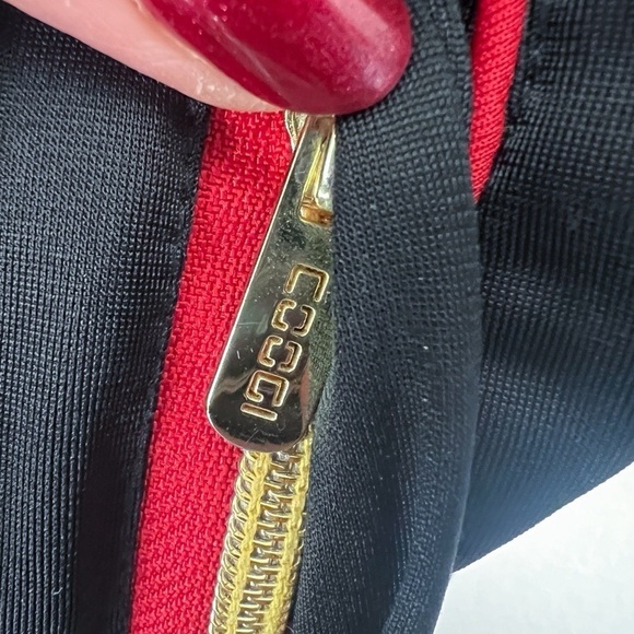 COOGI Vintage Embroidered Track Jacket Full Zip Bomber Black Red XXXL Streetwear - Picture 11 of 16